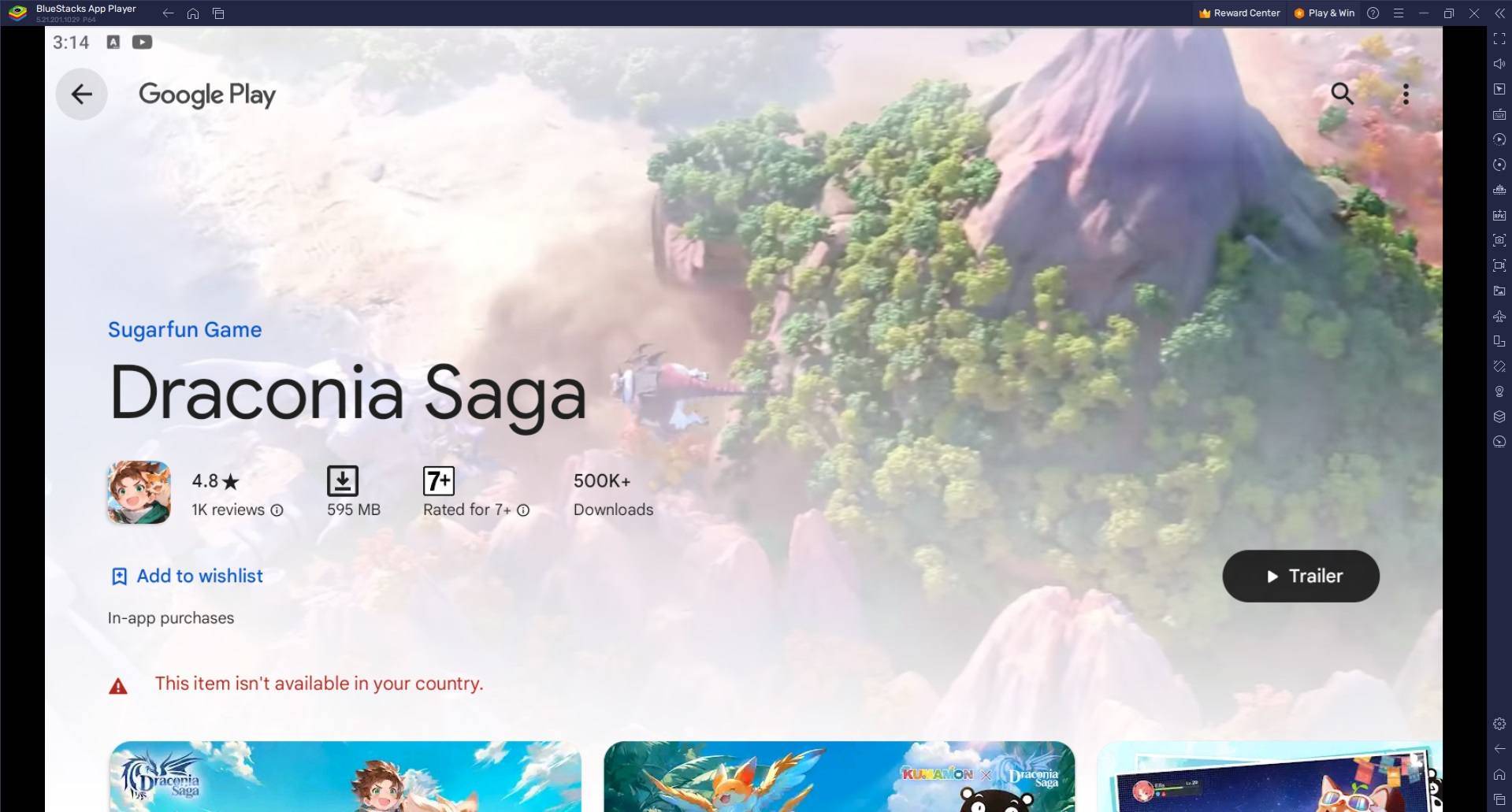 Speel Draconia Saga op pc met Bluestacks