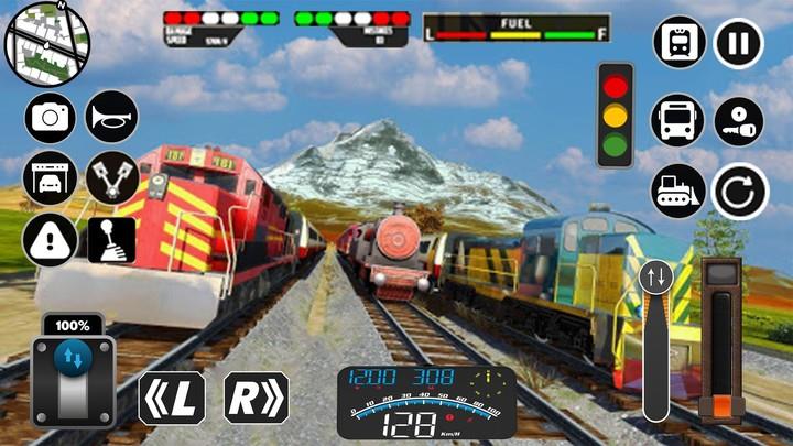 Indian Train Racing Games Ảnh chụp màn hình 2