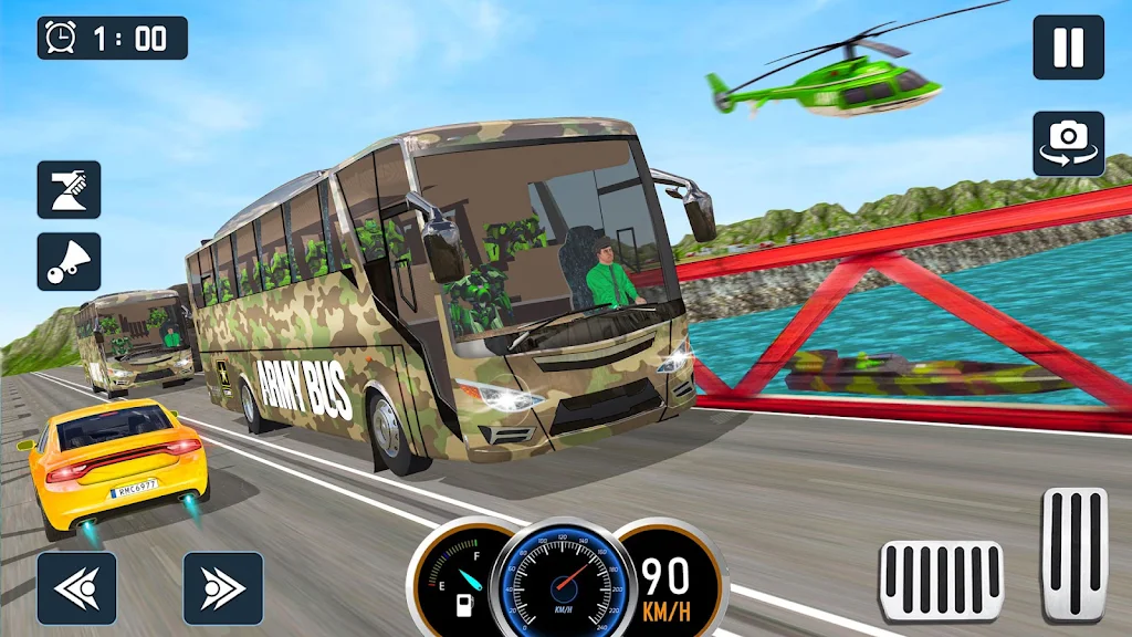 Army Bus Game Army Driving Zrzut ekranu 3