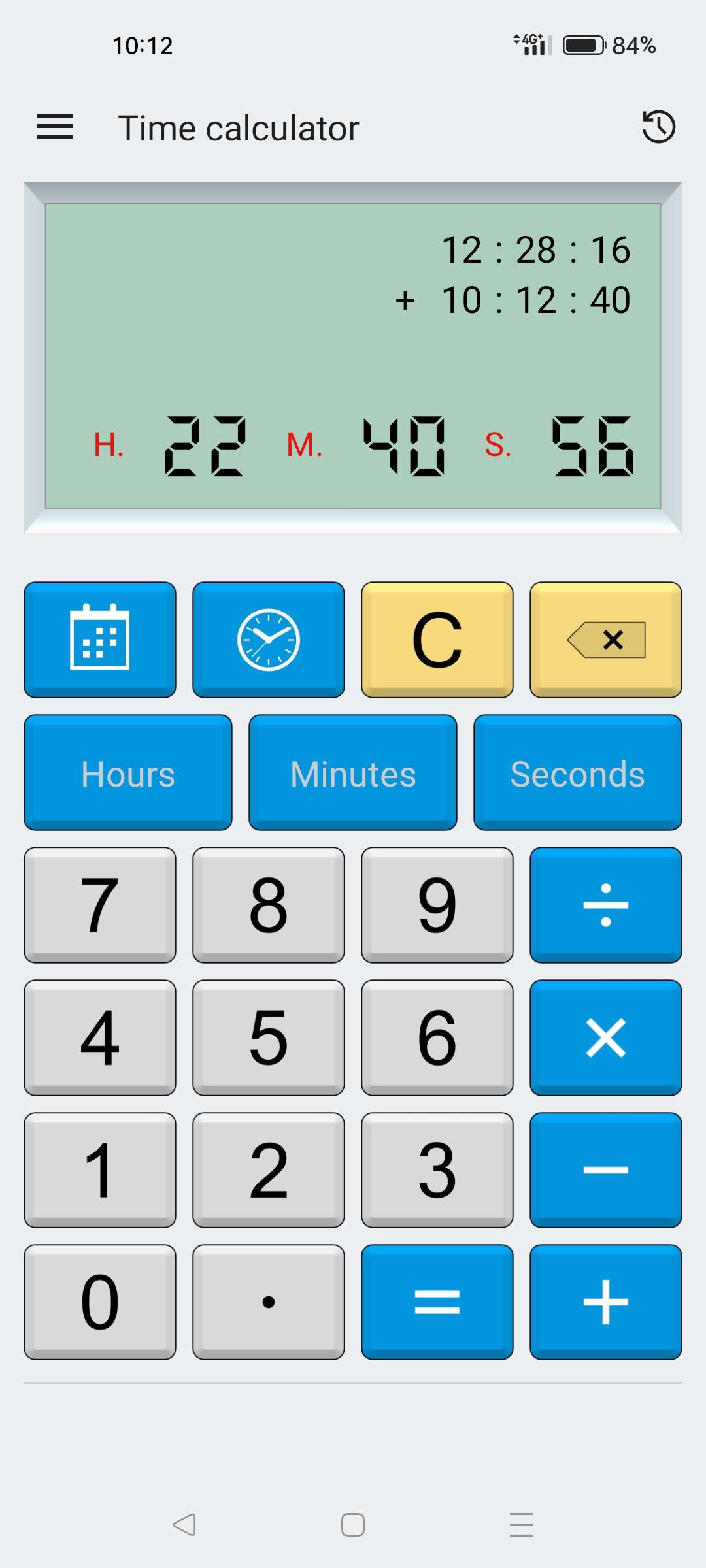 Date & time calculator Schermafbeelding 2