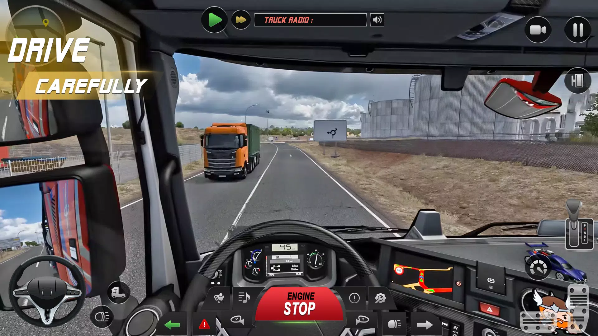 Euro Truck Driving Game 3d Скриншот 3