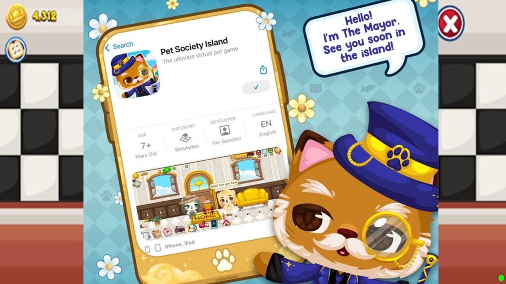 Android Debuts New Virtual Pet Paradise: Pet Society Island