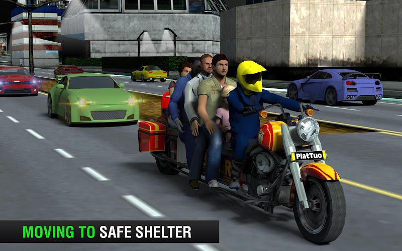 Bus Bike Taxi Bike Games Screenshot 1