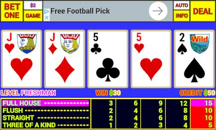 Ax Video Poker Captura de pantalla 1