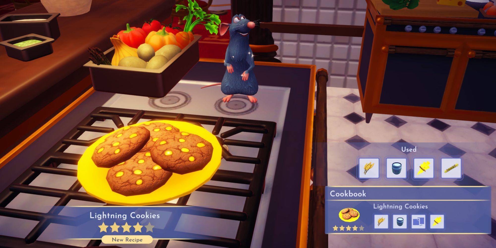 Lightning Cookie Ingredients