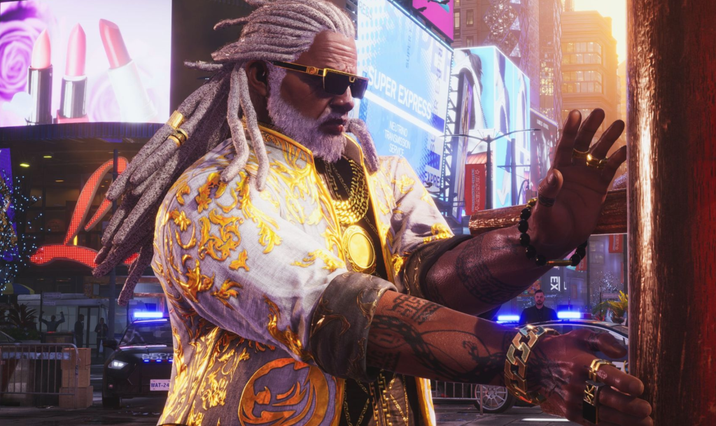 Leroy Smith en posición de lucha