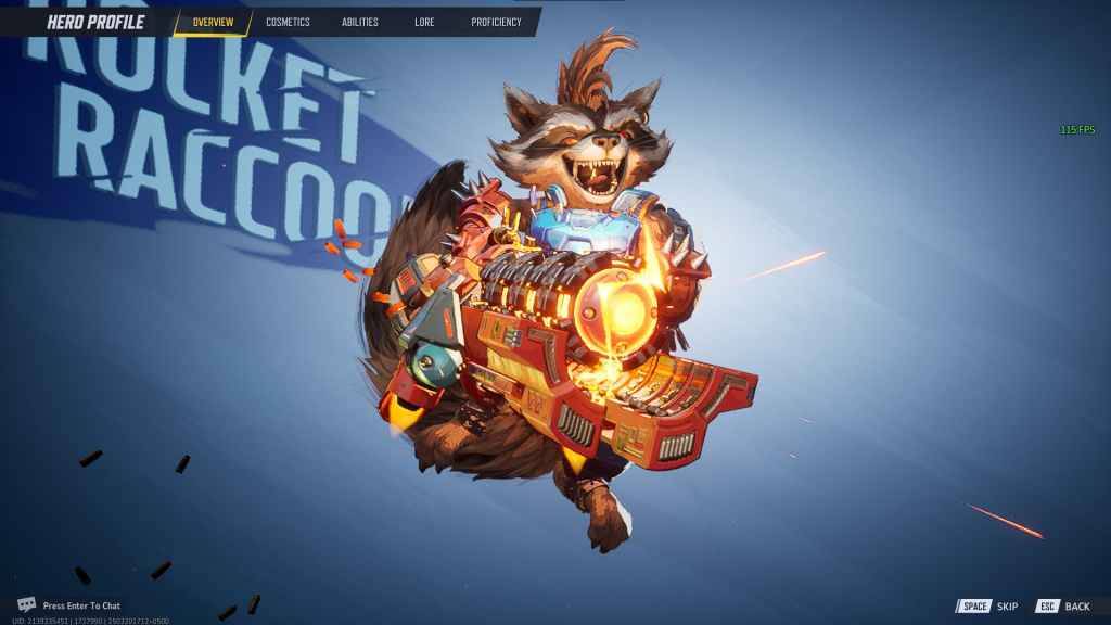Rocket Racoon Marvel rivalen