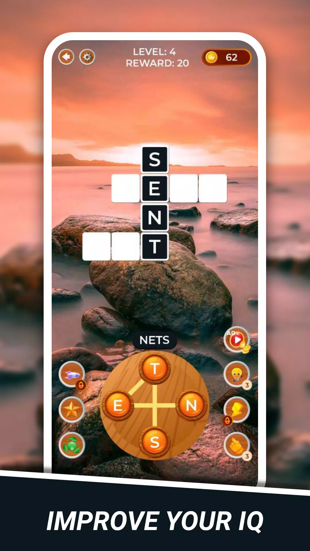 Word Connect Crossword Puzzle Captura de tela 1