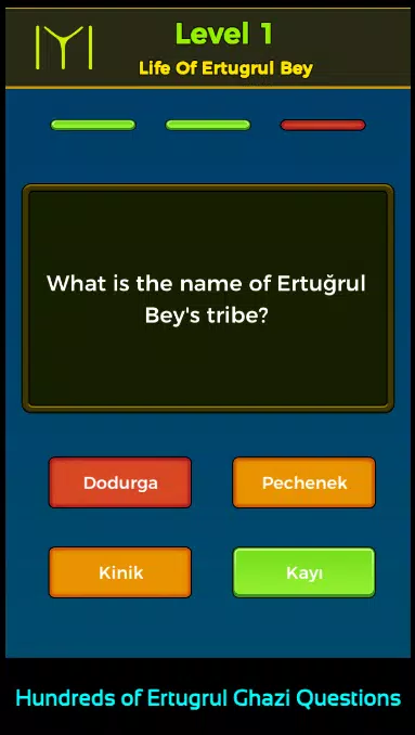 Ertugrul Ghazi Quiz Game Capture d'écran 1