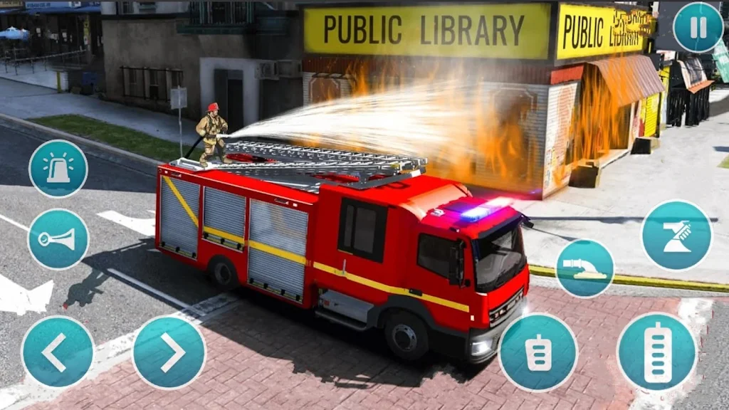 Emergency Police Fire Truck 3d Screenshot 0