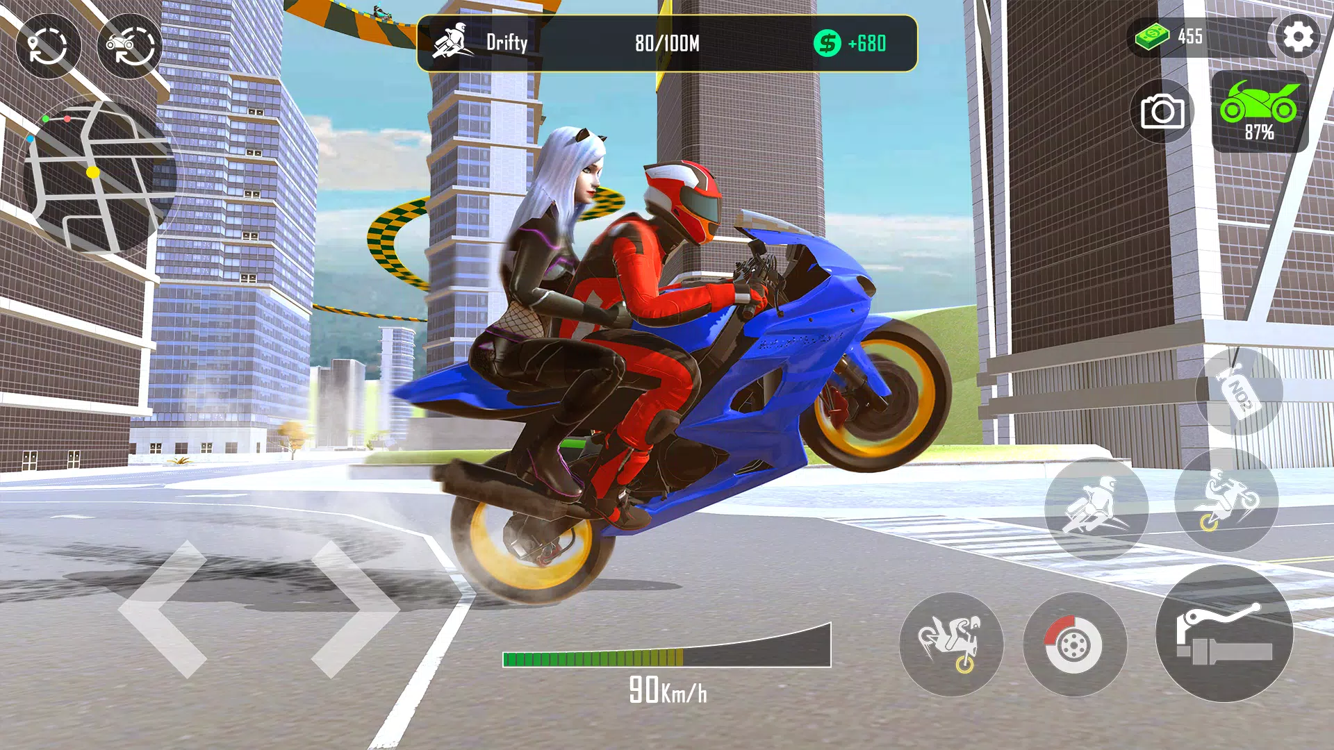 GT Moto Stunt 3D Capture d'écran 1