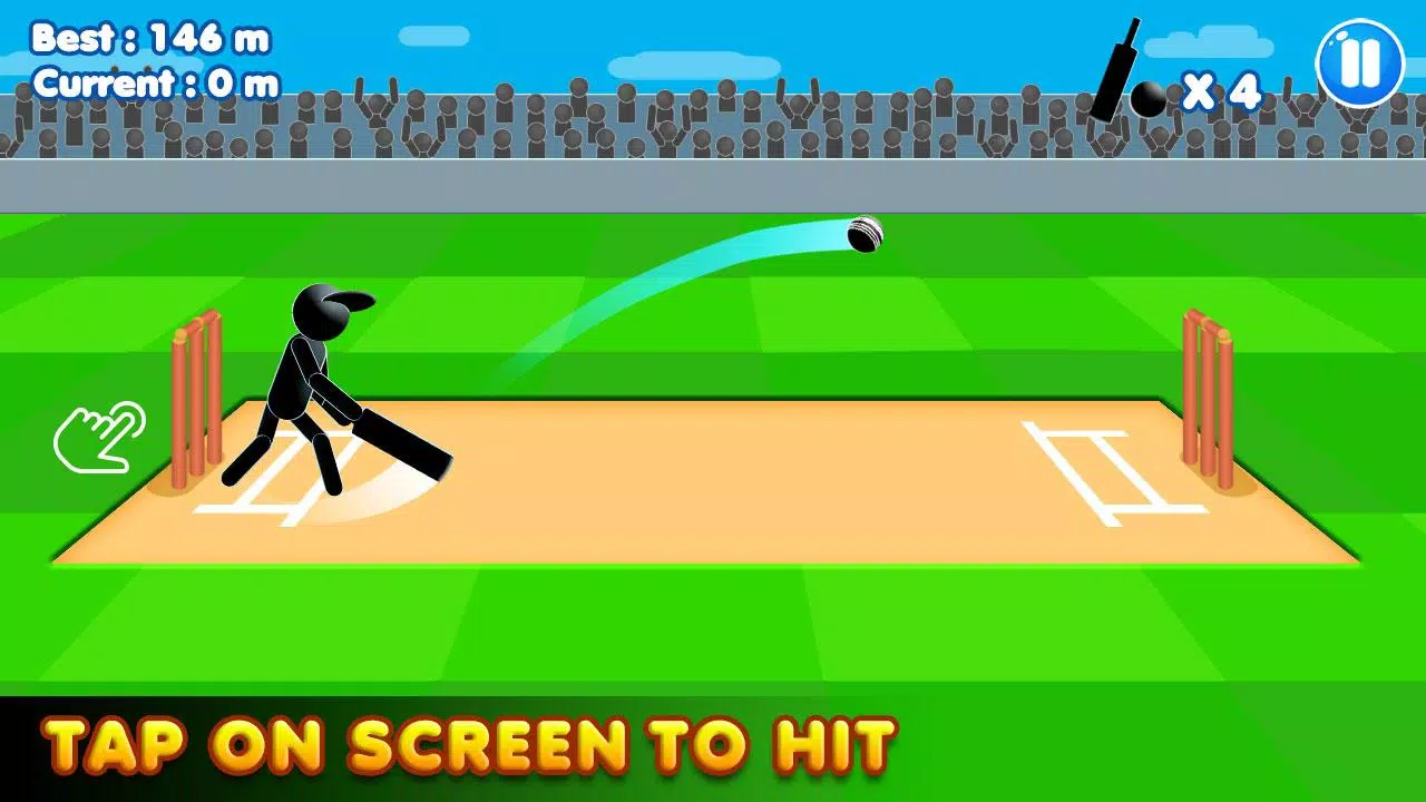Stickman Cricket:Cricket Games スクリーンショット 1