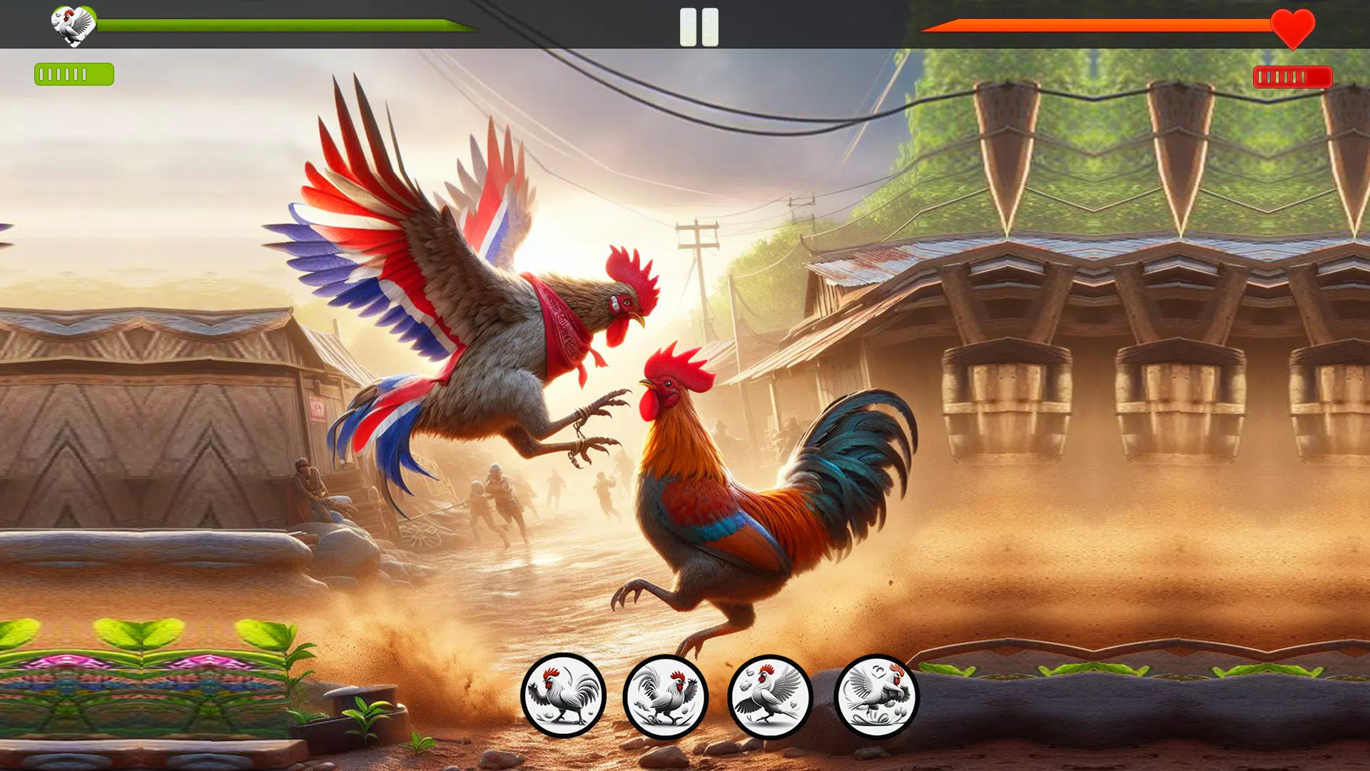 Farm Rooster Fighting Chicks 1 Screenshot 3