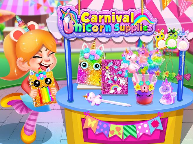 Carnival Unicorn School Supplies - Trendy Carnival Captura de tela 0