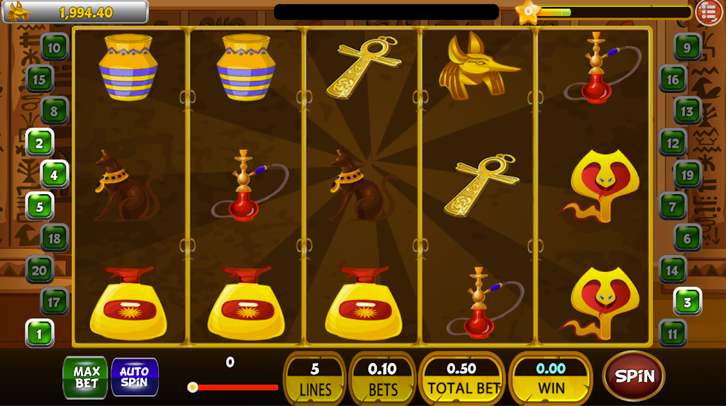 Classic Cleopatra Egypt Slot Machine ♛應用截圖第0張