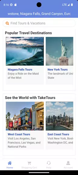 TakeTours – Book Tours online Screenshot 0