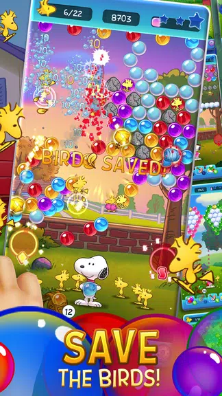 Bubble Shooter - Snoopy POP! スクリーンショット 1