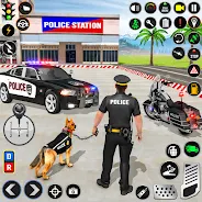 Police Dog Crime Chase Game 3D Zrzut ekranu 0