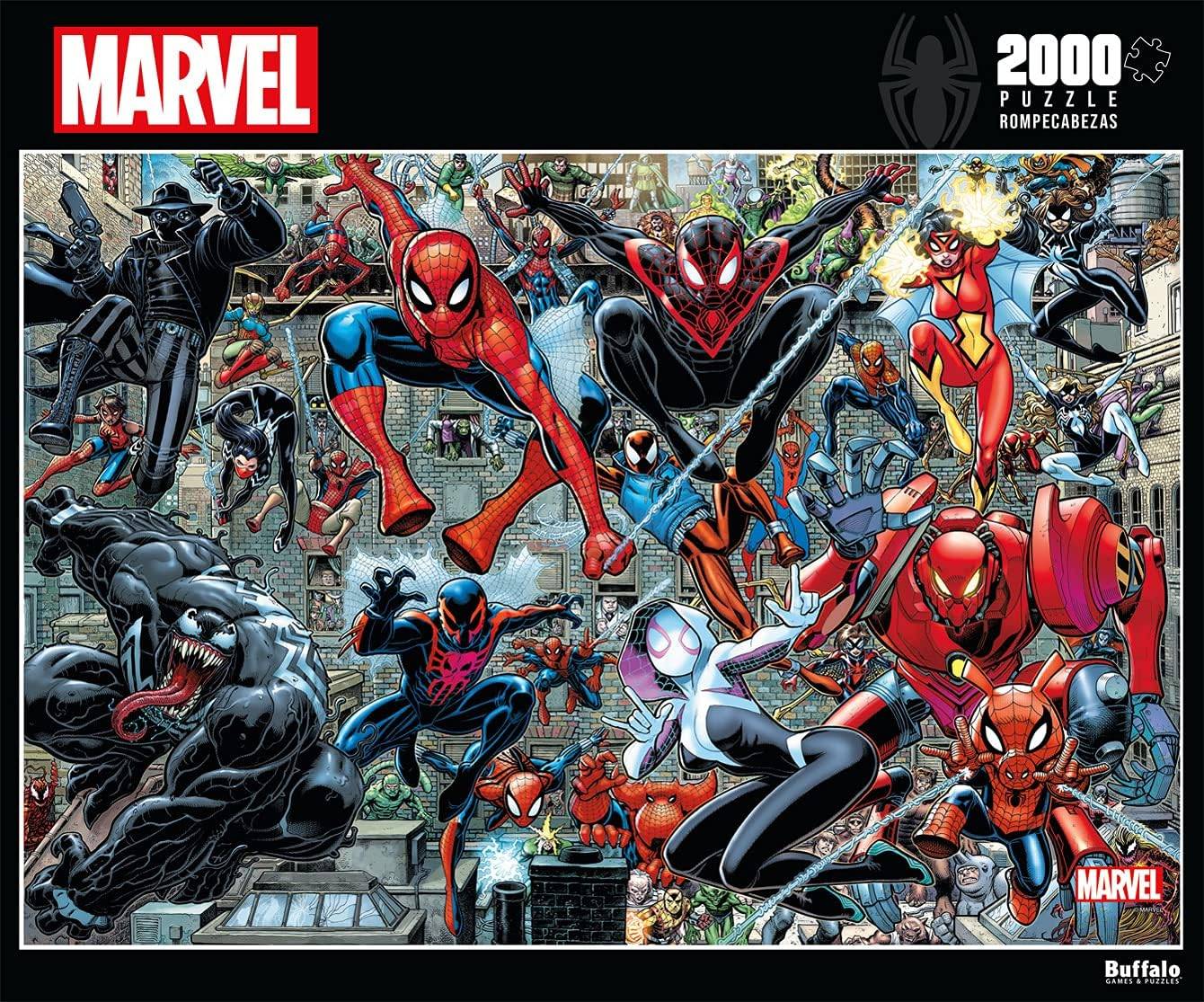 Trò chơi Buffalo - Marvel - Spider -verse - 2000 mảnh ghép hình ghép hình