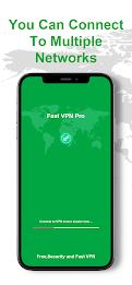 Fast VPN Pro - Secure Proxy Schermafbeelding 1