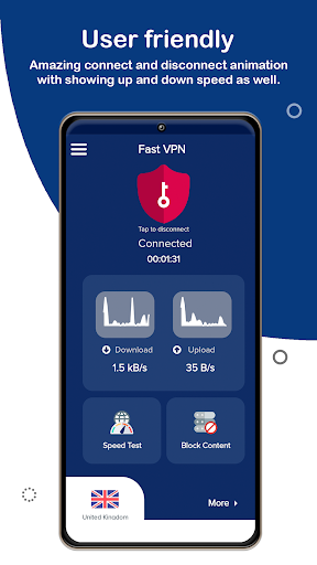 Fast VPN Proxy - Safe Internet Captura de tela 1