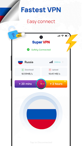 Russia VPN: Get Moscow IP Captura de pantalla 0