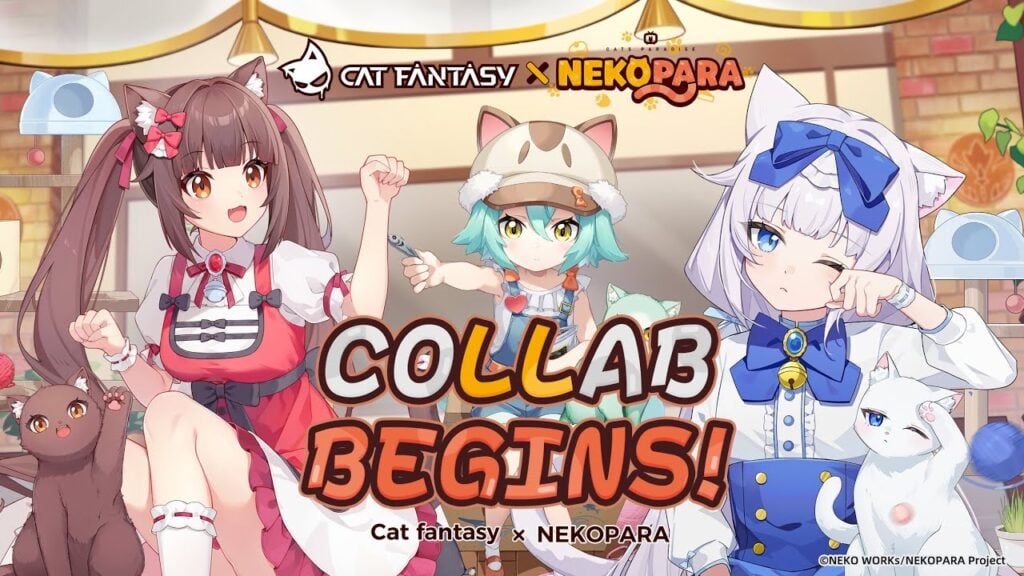 ¡"La vida es dulce" con el escuadrón Baker en la colaboración de fantasía de gato x nekopara!