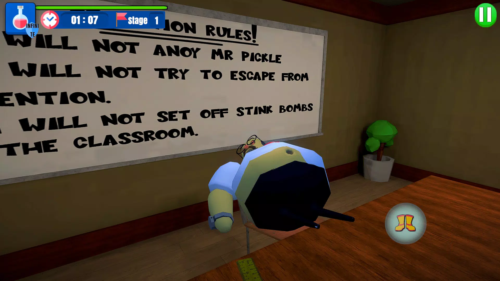 Obby School Breakout Скриншот 0