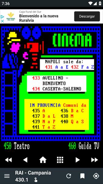 TxtVideo Teletext 스크린샷 1