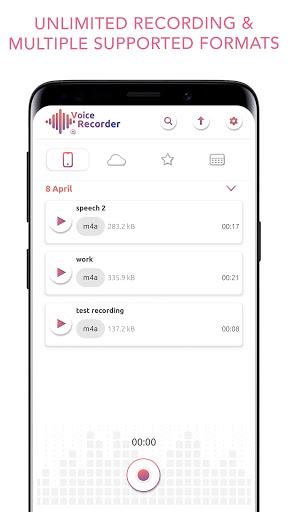 Voice Recorder and Editor App Captura de tela 0