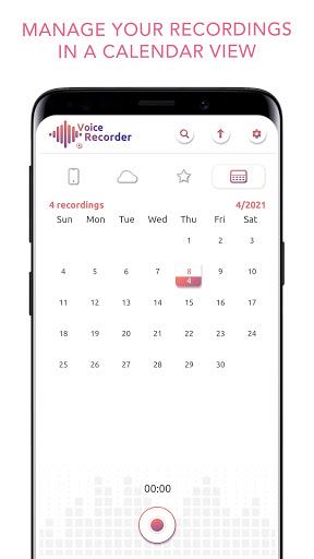 Voice Recorder and Editor App Captura de tela 3