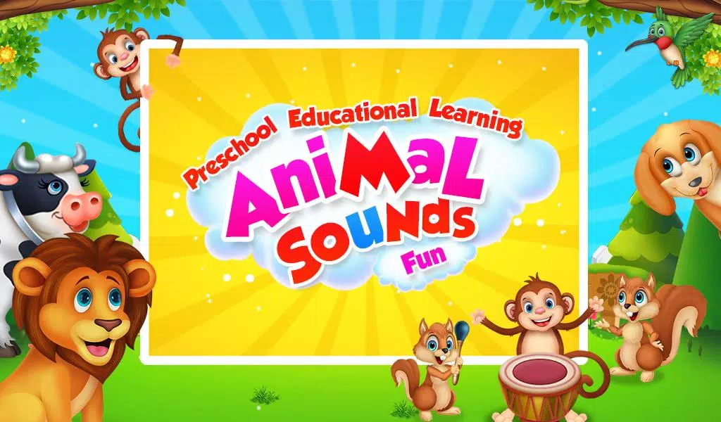 Learning Animal Sounds Games Ekran Görüntüsü 0