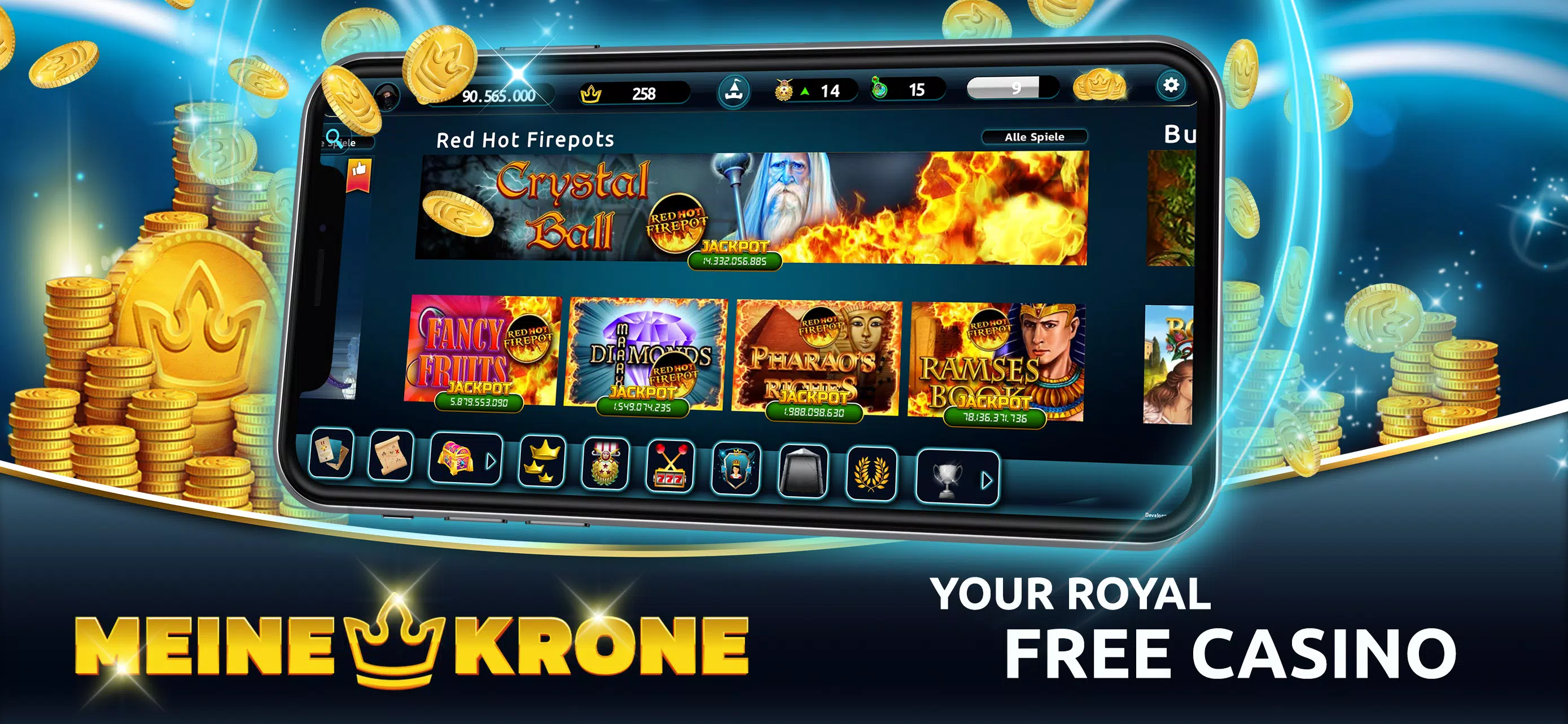 MEINE KRONE - Social Casino Screenshot 0