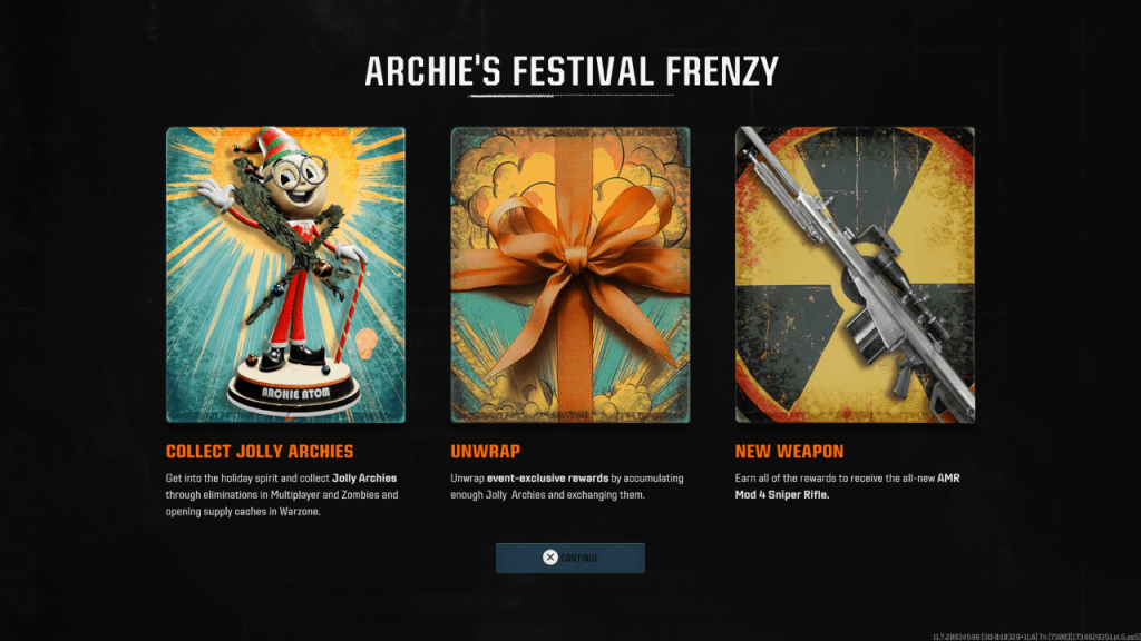 Archie的Festival Frenzy在黑色行动中6。