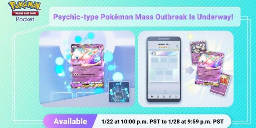 Pokémon di tipo psichico guida nuovo evento di focolaio di massa nella tasca di Pokémon TCG!
