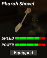 Pharaoh Shovel specifications in Desert Detectors