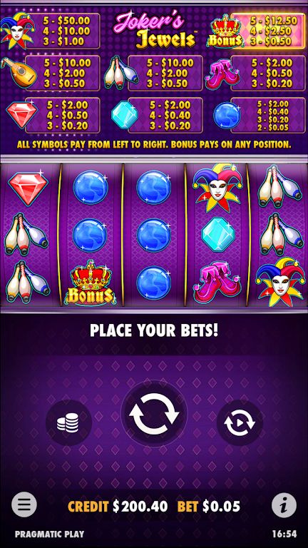 Joker’s Jewels Slot Casino Win 스크린샷 3