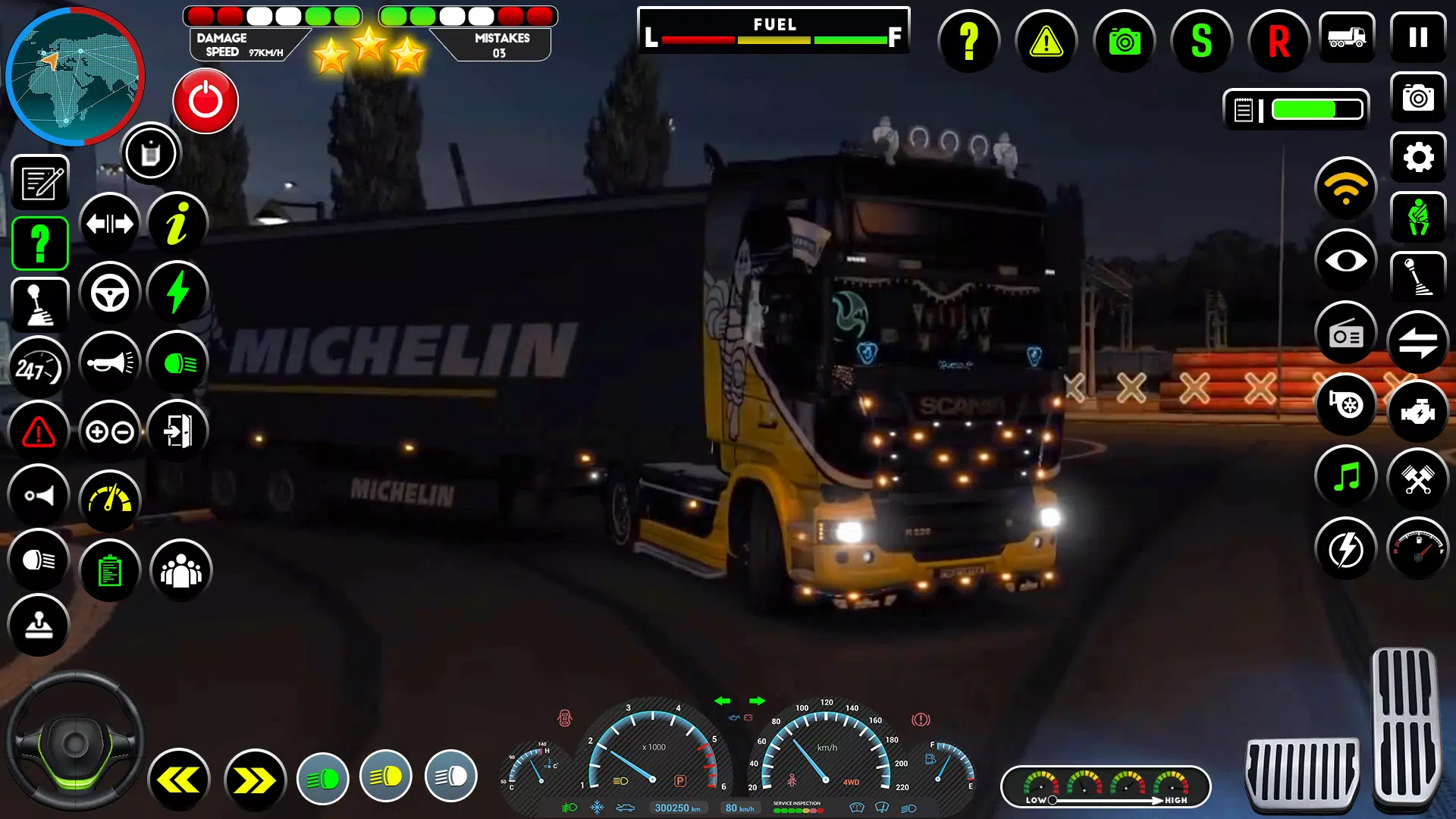 Euro Truck Driving Games Captura de pantalla 2