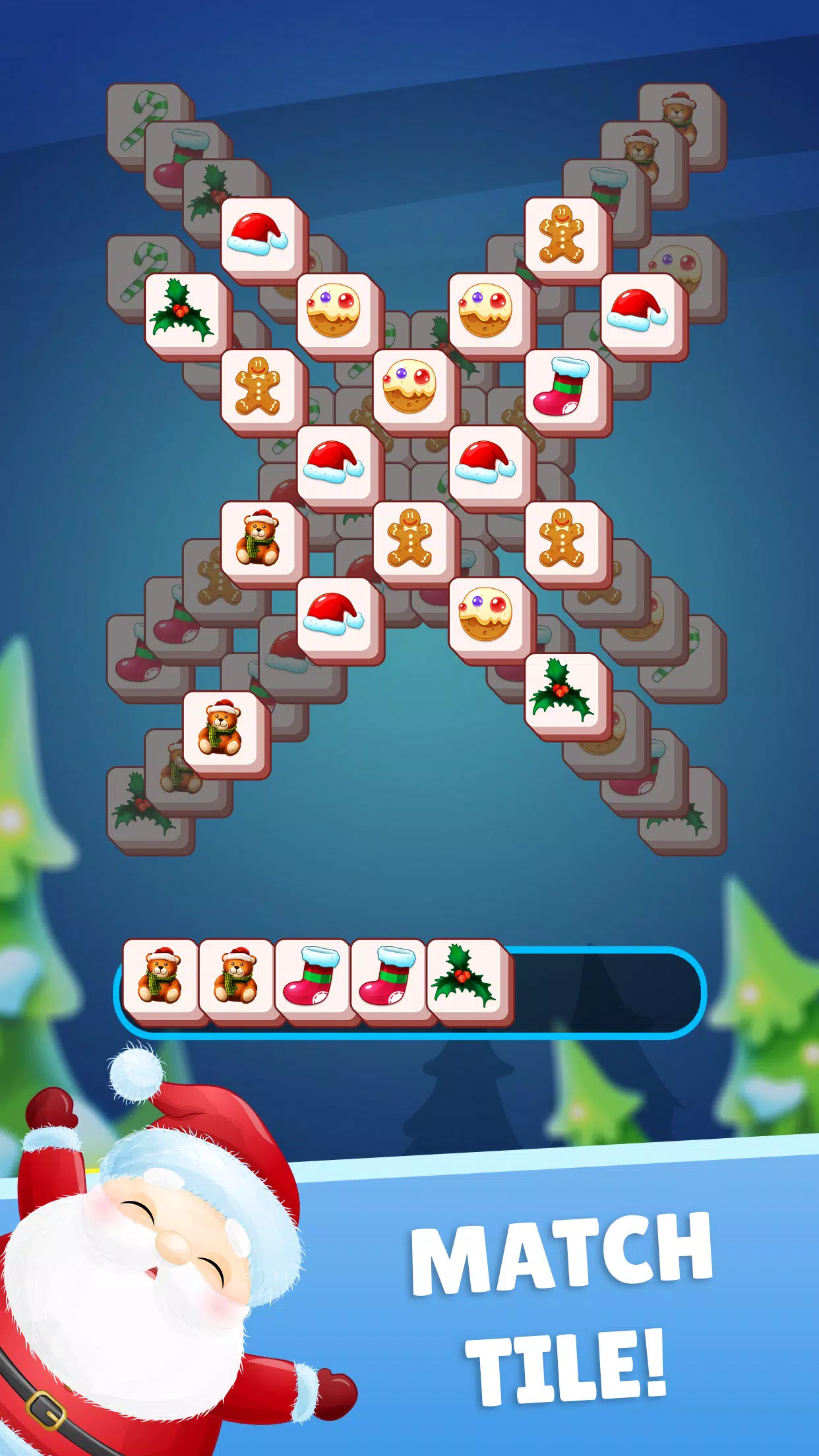 Christmas Mahjong Скриншот 0