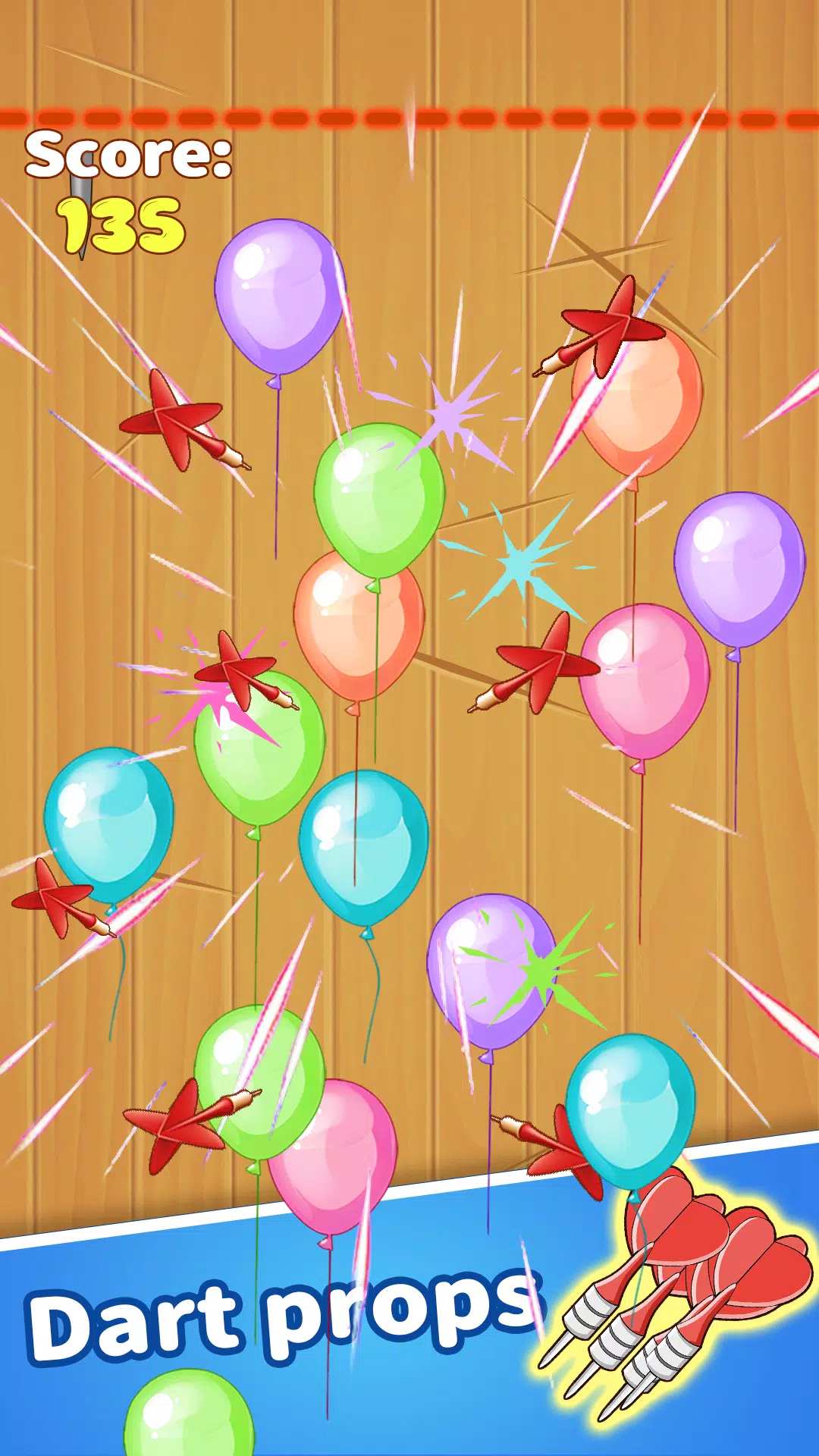 Crazy Breaking Balloons Captura de tela 3