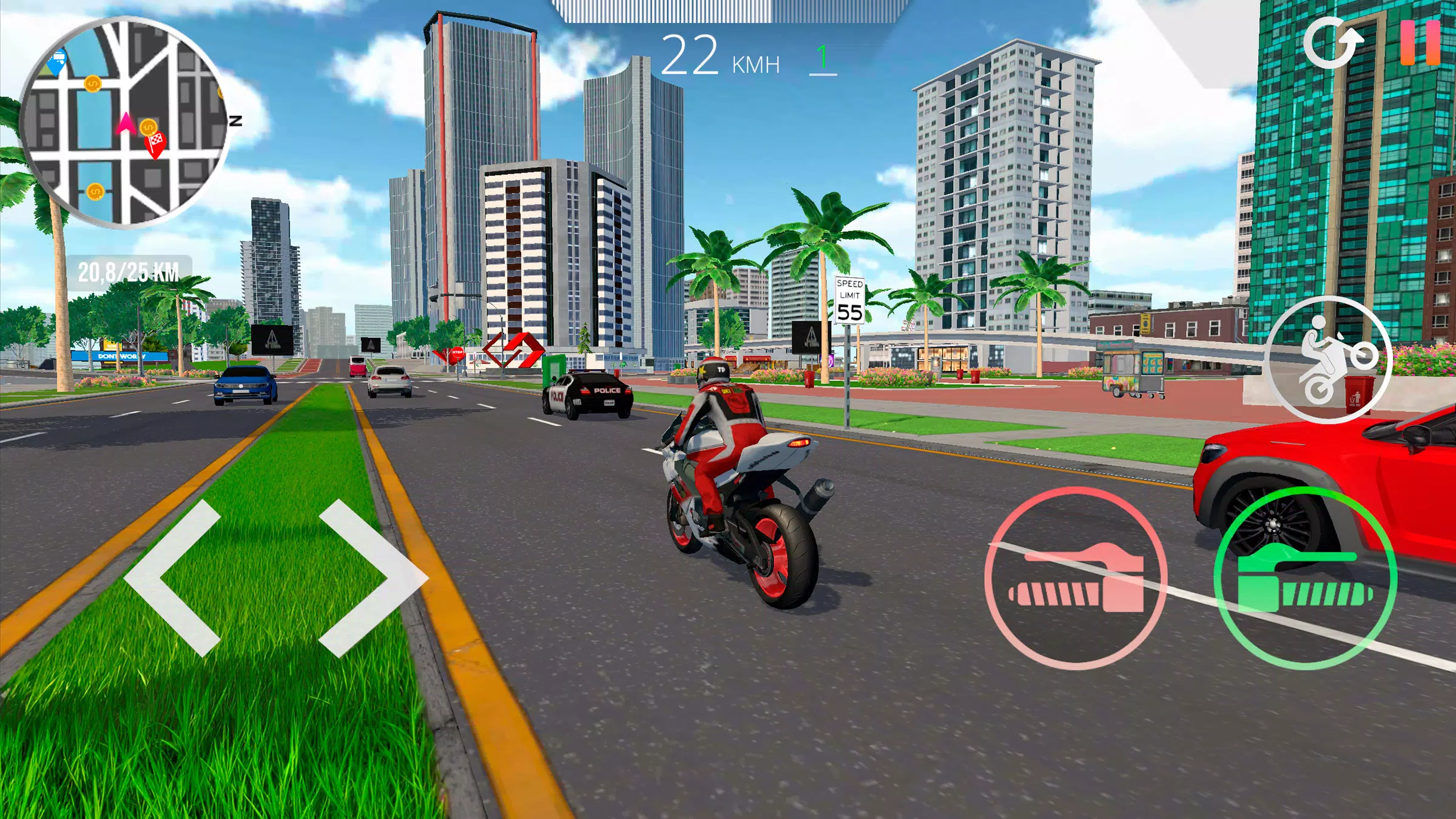 Motorcycle Real Simulator スクリーンショット 3