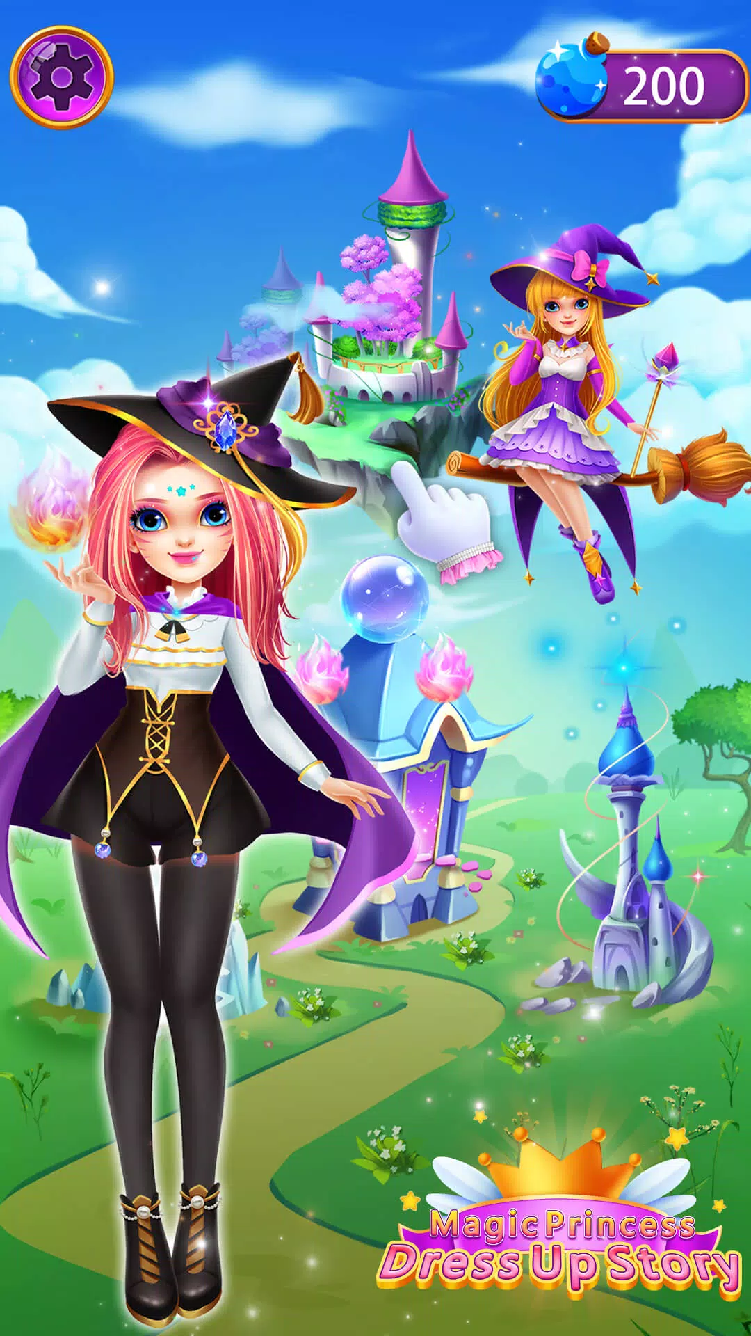 Magic Princess Dress Up Story Ảnh chụp màn hình 0