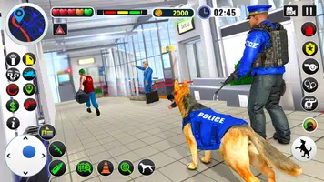 US Police Dog Games : Airport Crime Police Games Captura de tela 1