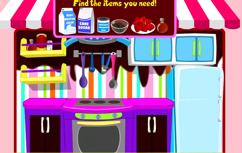 game cooking chocolate cream Ảnh chụp màn hình 1