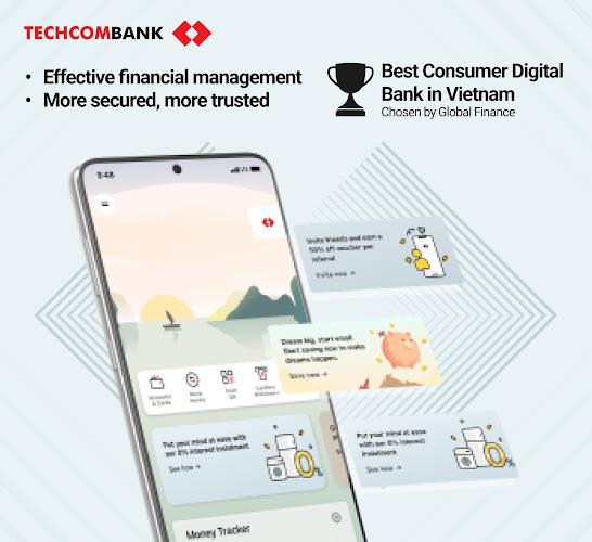 Techcombank Mobile Captura de tela 0