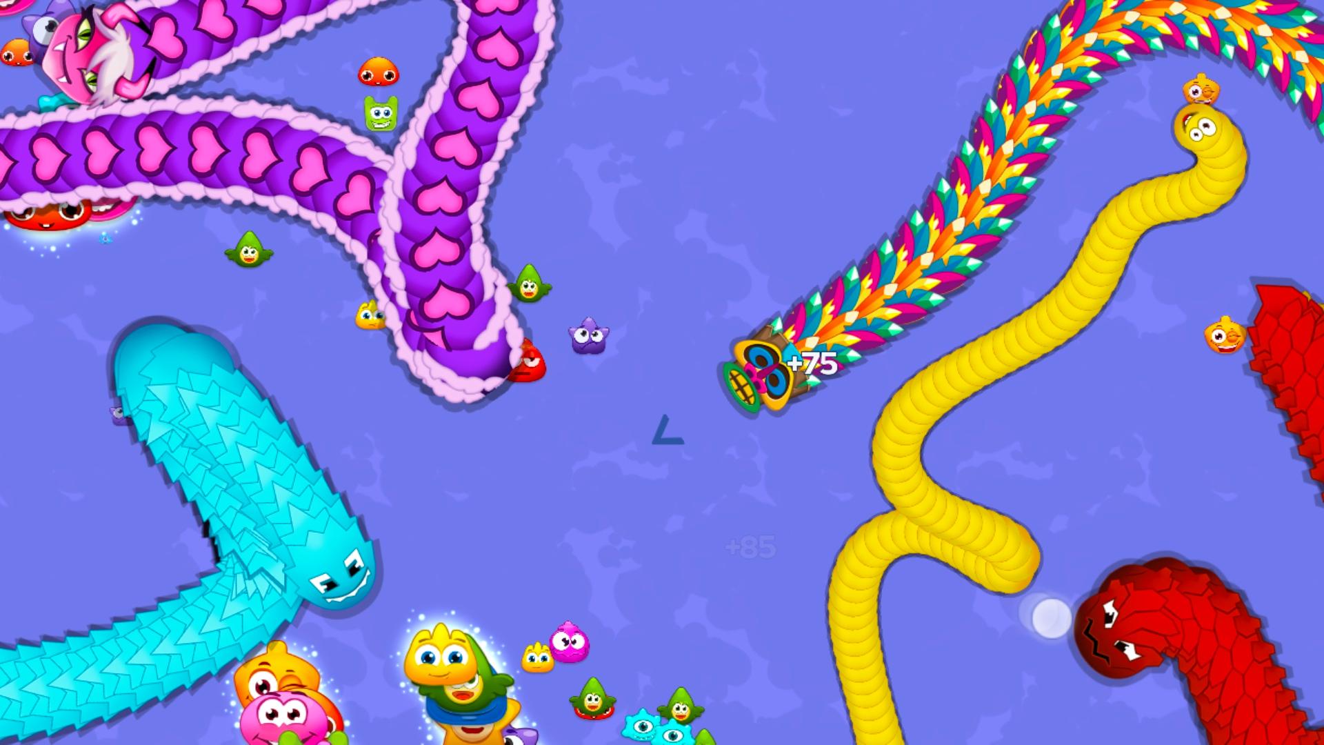 Worm Hunt - Snake game iO zone 스크린샷 1