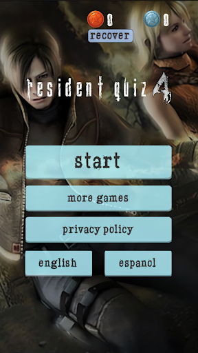 Resident Quiz Evil 4 스크린샷 1