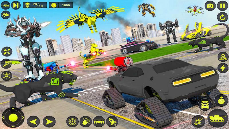 Army Tank Robot Car Games: ภาพหน้าจอ 1