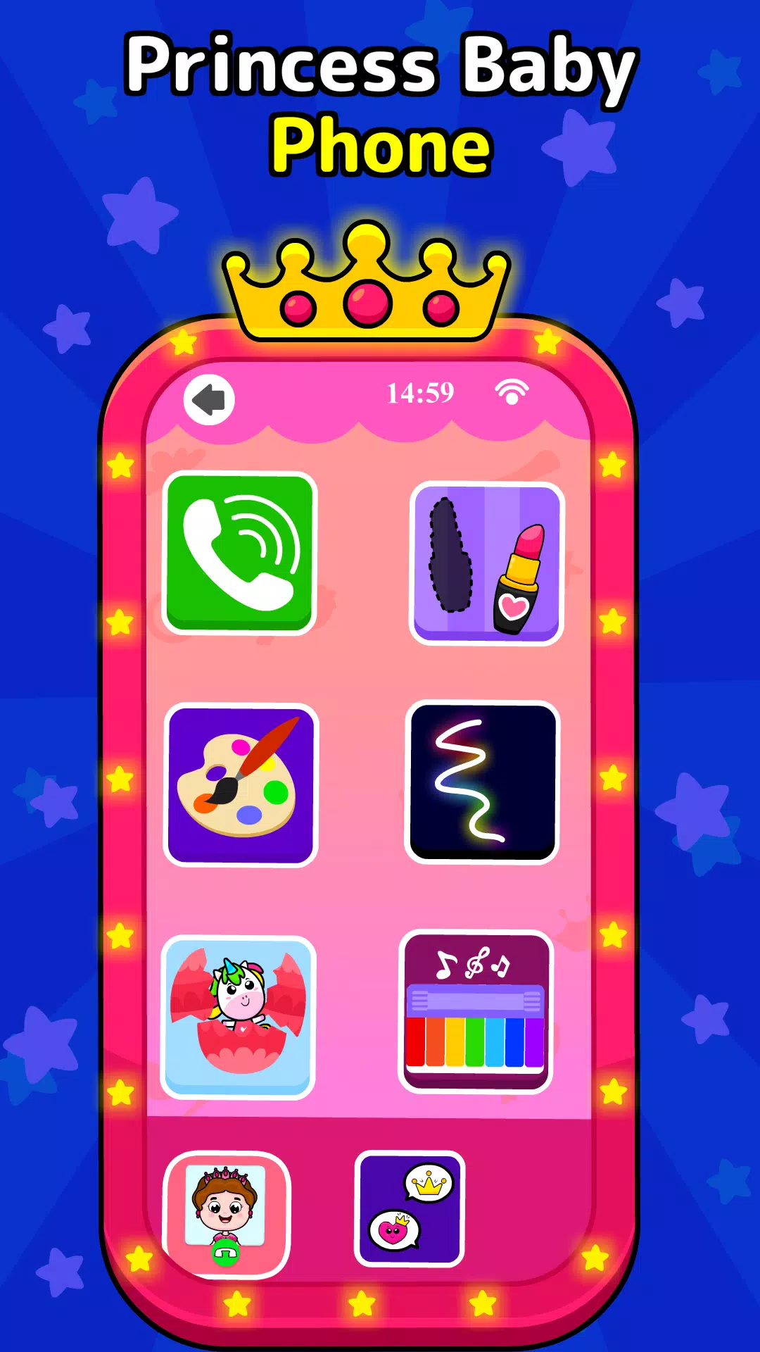 Timpy Baby Princess Phone Game Скриншот 0