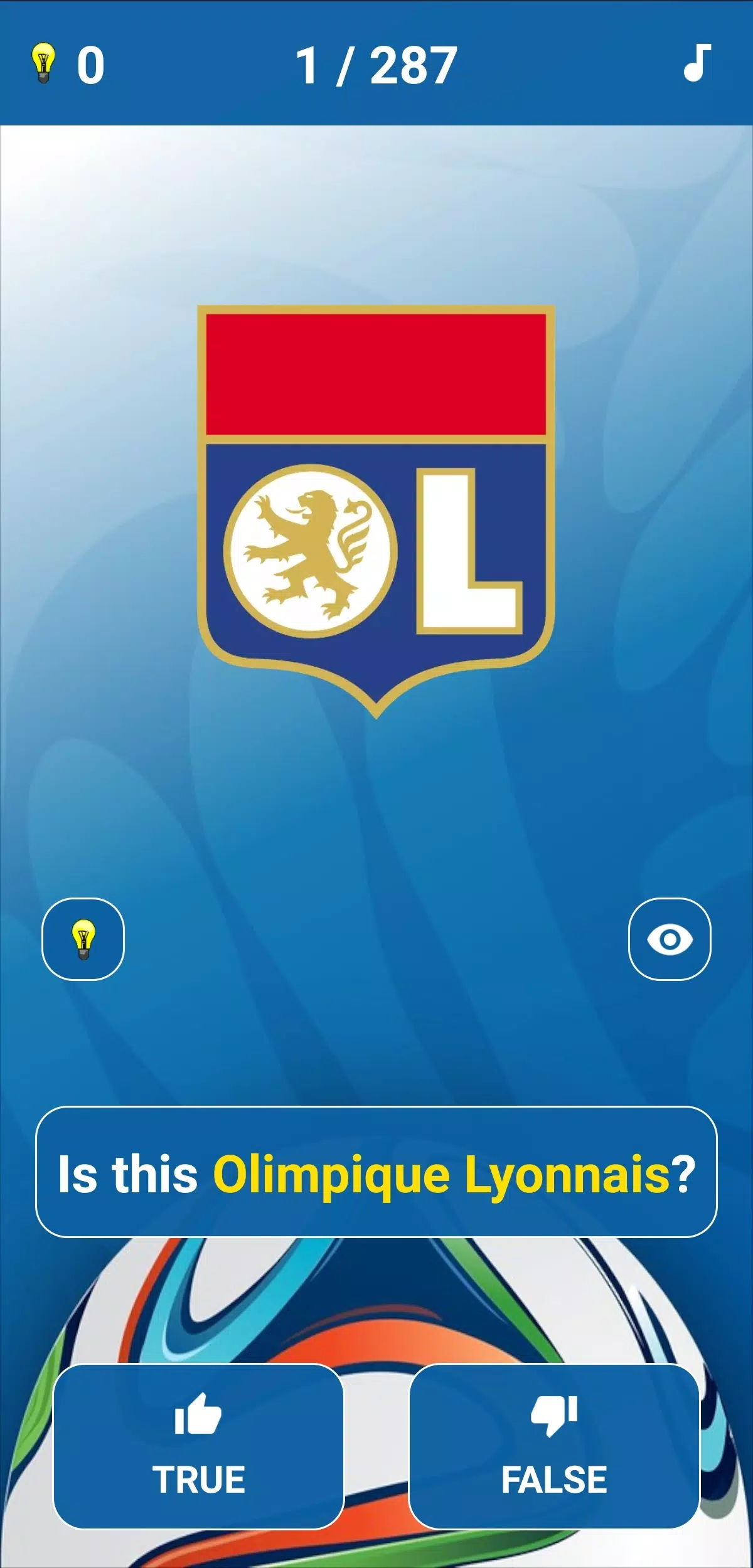 Soccer Clubs Logo Quiz Capture d'écran 1